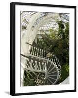 Staircase in Temperate House, Royal Botanic Gardens, UNESCO World Heritage Site, London, England-Peter Barritt-Framed Photographic Print