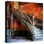 Staircase in the Old Building/ Entrance to La Guarida Restaurant, Havana, Cuba, Caribbean-Nadia Isakova-Stretched Canvas