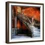 Staircase in the Old Building/ Entrance to La Guarida Restaurant, Havana, Cuba, Caribbean-Nadia Isakova-Framed Photographic Print