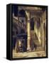 Staircase in the Old Market-Vittorio Avanzi-Framed Stretched Canvas