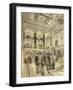 Staircase Inside Budapest Opera House, Hungary 19th Century-null-Framed Giclee Print