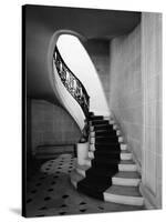 Staircase Inside Mansion Named Carolands, Built by Mrs. Harriet Pullman Carolan Schermerhorn-Nat Farbman-Stretched Canvas