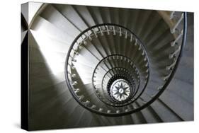 Staircase Inside Tower of a Lighthouse Built in 1854, Isle De Re-LatitudeStock-Stretched Canvas