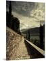 Staircase Leading Towards a Church, Chiesa Santa Maria Del Sasso, Morcote, Lake Lugano, Ticino, ...-null-Mounted Photographic Print