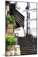 Staircase Montmartre II-Philippe Hugonnard-Mounted Giclee Print