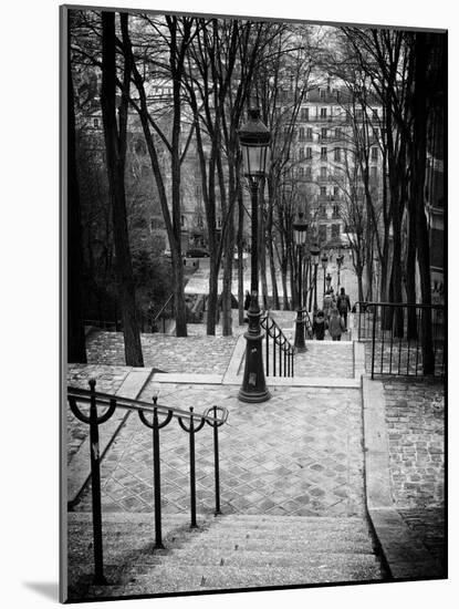 Staircase Montmartre - Paris - France-Philippe Hugonnard-Mounted Photographic Print