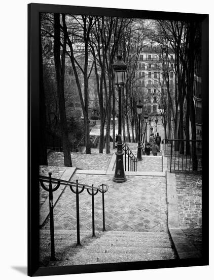 Staircase Montmartre - Paris - France-Philippe Hugonnard-Framed Photographic Print