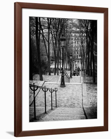 Staircase Montmartre - Paris - France-Philippe Hugonnard-Framed Photographic Print