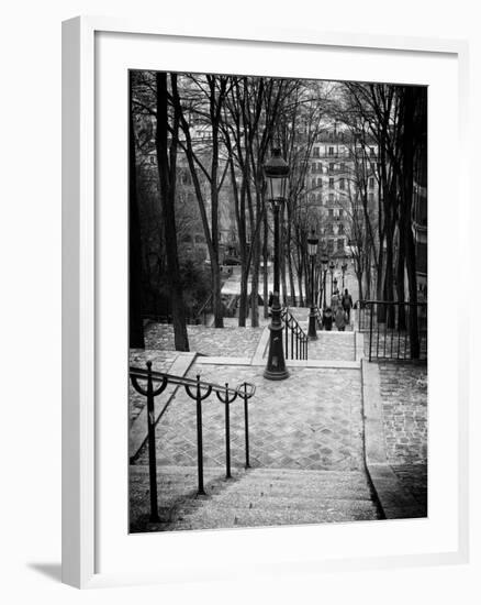 Staircase Montmartre - Paris - France-Philippe Hugonnard-Framed Photographic Print