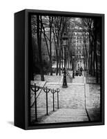 Staircase Montmartre - Paris - France-Philippe Hugonnard-Framed Stretched Canvas