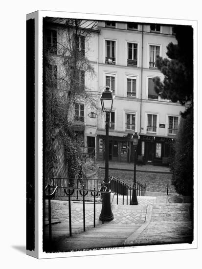 Staircase Montmartre - Paris - France-Philippe Hugonnard-Stretched Canvas