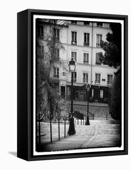 Staircase Montmartre - Paris - France-Philippe Hugonnard-Framed Stretched Canvas