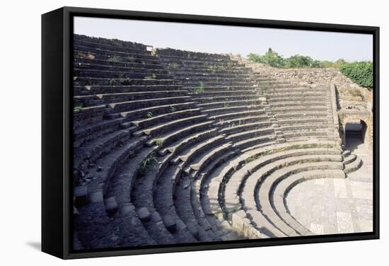 Staircase, Odeon Theatre, Pompeii-null-Framed Stretched Canvas