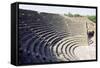 Staircase, Odeon Theatre, Pompeii-null-Framed Stretched Canvas