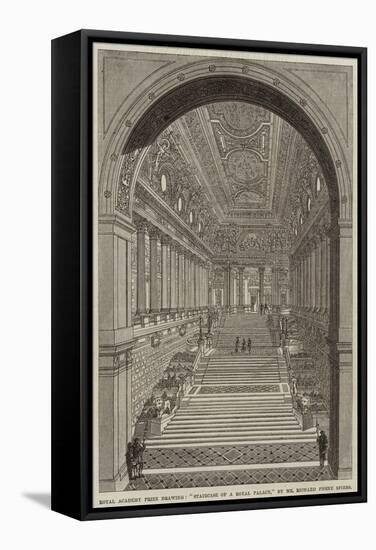 Staircase of a Royal Palace-Richard Phene Spiers-Framed Stretched Canvas