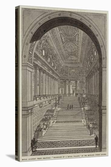 Staircase of a Royal Palace-Richard Phene Spiers-Stretched Canvas