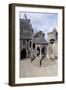 Staircase of City Hall and Madeleine Tower, View of the Castle of Vitre, Brittany, France-null-Framed Giclee Print