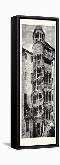 Staircase of the Fifteenth Century: Contarini Palace Venice-null-Framed Stretched Canvas