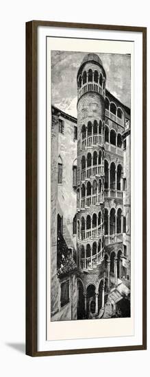 Staircase of the Fifteenth Century: Contarini Palace Venice-null-Framed Giclee Print