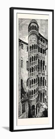 Staircase of the Fifteenth Century: Contarini Palace Venice-null-Framed Giclee Print