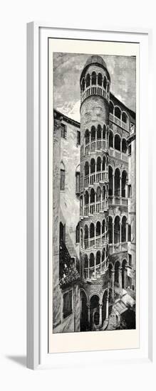 Staircase of the Fifteenth Century: Contarini Palace Venice-null-Framed Giclee Print