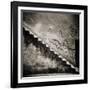 Staircase on the Outside of an Old Stone Wall, Chefchaouen, Morocco-Lee Frost-Framed Photographic Print