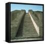 Staircase on Ziggurat, Ruins of Ur, Iraq, Middle East-Richard Ashworth-Framed Stretched Canvas