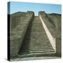 Staircase on Ziggurat, Ruins of Ur, Iraq, Middle East-Richard Ashworth-Stretched Canvas