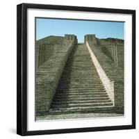 Staircase on Ziggurat, Ruins of Ur, Iraq, Middle East-Richard Ashworth-Framed Photographic Print