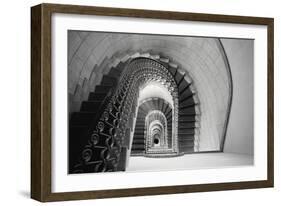 Staircase Perspective-George Oze-Framed Photographic Print