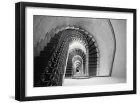 Staircase Perspective-George Oze-Framed Photographic Print