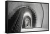 Staircase Perspective-George Oze-Framed Stretched Canvas