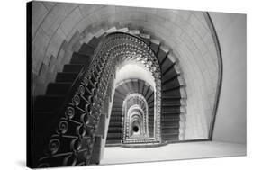 Staircase Perspective-George Oze-Stretched Canvas