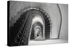 Staircase Perspective-George Oze-Stretched Canvas