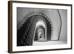 Staircase Perspective-George Oze-Framed Photographic Print