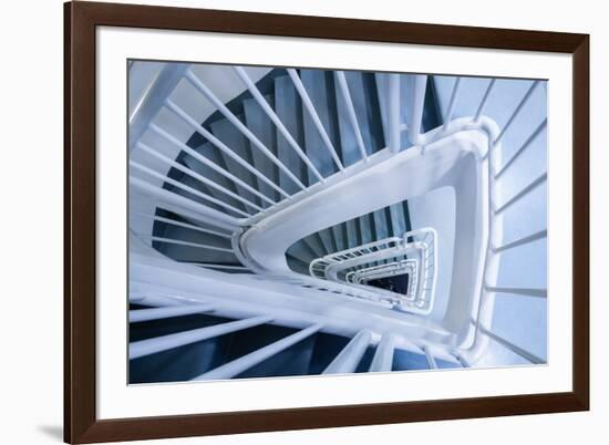 Staircase, Reykjavik Library, Reykjavik, Iceland-null-Framed Photographic Print