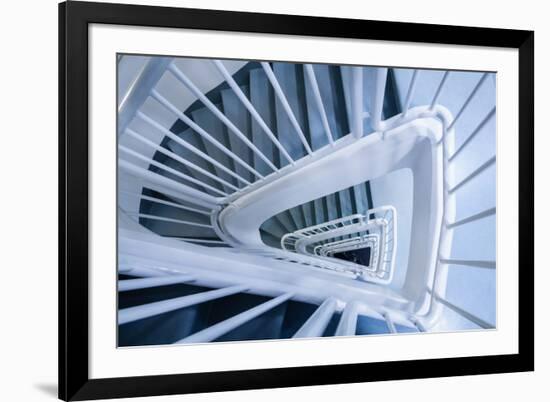 Staircase, Reykjavik Library, Reykjavik, Iceland-null-Framed Photographic Print