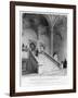 Staircase to the Hall, Christ Church, Oxford University, 1833-John Le Keux-Framed Giclee Print