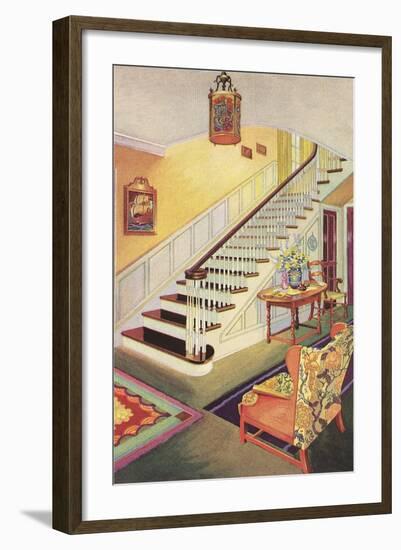 Staircase-null-Framed Art Print