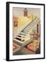 Staircase-null-Framed Art Print