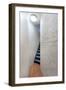 Stairs and Hallway with Porthole Window-Nigel Rigden-Framed Photo