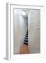 Stairs and Hallway with Porthole Window-Nigel Rigden-Framed Photo