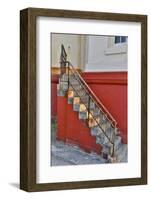 Stairs Coquille River Lighthouse, Bullards Oregon State Park, Oregon-Darrell Gulin-Framed Photographic Print