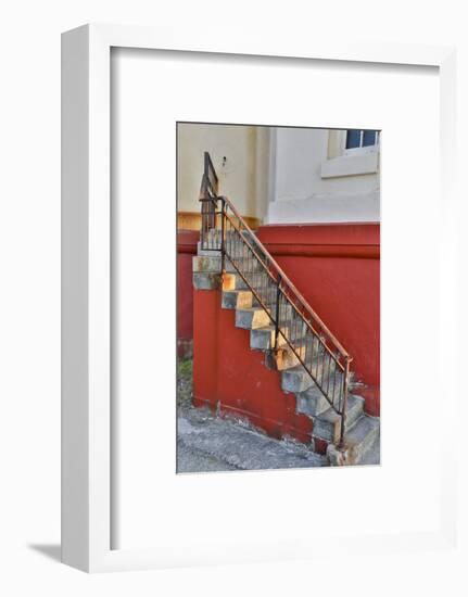 Stairs Coquille River Lighthouse, Bullards Oregon State Park, Oregon-Darrell Gulin-Framed Photographic Print