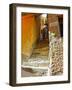 Stairs in the Mediterranean-Markus Bleichner-Framed Art Print