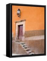 Stairs Leading In, San Miguel, Guanajuato State, Mexico-Julie Eggers-Framed Stretched Canvas