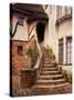 Stairs Leading into a Building, Berkeley, California, USA-Tom Haseltine-Stretched Canvas