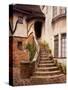 Stairs Leading into a Building, Berkeley, California, USA-Tom Haseltine-Stretched Canvas