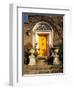 Stairs Leading to Bright Yellow Door, Dublin, Ireland-Tom Haseltine-Framed Photographic Print