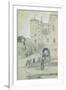 Stairs Leading to S. Pietro in Vincoli-Edward Lear-Framed Giclee Print